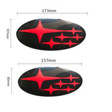 Acrylic Car Front Hood Emblem Rear Badge Sticker for Subaru Forester 2017 2018 2019 2020 2021