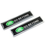2pcs/set Land Rover Logo Metal Car Side Sticker Auto Emblem Badge