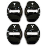 4pcs/set Tesla Stainless Steel Car Door Lock Cover Protection
