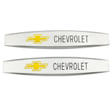 2pcs Chevrolet Metal Car Fender Side Badge Decal Rear Emblem Sticker