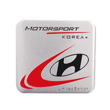 Hyundai Aluminum Alloy Car Body Sticker Nameplate Rear Emblem Badge Decal