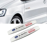 2pcs Subaru STI Metal Car Fender Side Badge Decal Rear Emblem Sticker