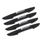 4pcs/set Peugeot Car Door Protection Bumper Strip Anti Scratch Sticker