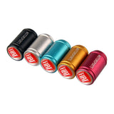 4pcs/set Fiat 500 Logo Matte Car Air Valve Stem Caps Auto Tyre Valve Covers