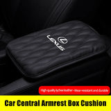 Leather Car Central Console Armrest Box Mat for Logo RX350 IS300 ES350 IS250 CT200H GS350 NX200T ES250 Protective Cushion