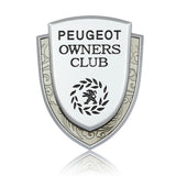 Peugeot Metal Shield Car Rear Sticker Auto Window Emblem Badge Decal