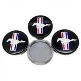 4pcs/set 55mm 68mm Ford Mustang ABS Car Wheel Hub Center Caps Covers