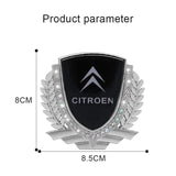 Citroen Metal Diamond Car Rear Sticker Trunk Emblem Badge Decal