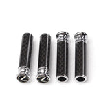 4pcs/set Lexus Logo Carbon Fiber Car Door Bolt Lock Pins Gate Lock Screws