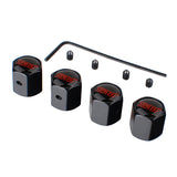 4pcs/set Subaru STI Anti-Theft Car Air Valve Stem Cap Auto Tyre Valve Covers
