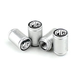 4pcs/set MG Logo Sport Matte Car Air Valve Stem Caps Auto Tyre Valve Covers