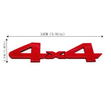 Jeep 4x4 Metal Car Rear Sticker Auto Trunk Emblem Badge Decal