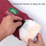 Land Rover Suede Car Tissue Box Holder Seat Back Hanging Napkin Storage Bag