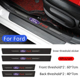 Ford Carbon Fiber Car Door Threshold Scratch Proof Sticker Decal