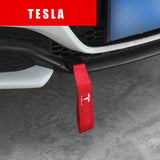 Tesla Nylon Car Front Bumper Trailer Belt Towing Rope