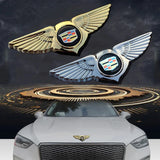 Cadillac Angle Wings Metal Car Front Center Sticker Grille Emblem