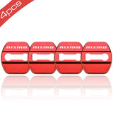 4pcs/set Nissan Nismo Stainless Steel Car Door Lock Cover Protection