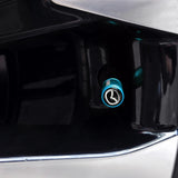 4pcs/set Mazda Logo Matte Car Air Valve Stem Caps Auto Tyre Valve Covers