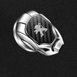 Peugeot Iron Man Metal Car Engine One-click Start Stop Button Cover
