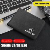 Car Driver Leather License Cover Credit Card Bag for ES350 ES330 IS200 IS300 NX200 NX300 RX350 GS350 CT200H GX Accessories