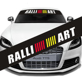 130*21cm Mitsubishi Car Front Trunk Window Windshield Sunshade Sticker Decal