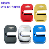 4pcs/set Chevrolet Stainless Steel Car Door Lock Cover Protection