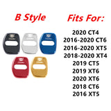4pcs/set Cadillac Stainless Steel Car Door Lock Cover Protection