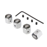 4pcs/set Land Rover Range Rover Anti-Theft Car Air Valve Stem Cap Auto Tyre Valve Covers