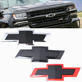 29.5x8.7cm Chevrolet Silverado Car Front Hood Emblem Badge Auto Rear Sticker Decal