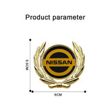 Nissan Metal Car Rear Sticker Trunk Emblem Badge Decal