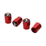 4pcs/set Mitsubishi Ralliart Car Air Valve Stem Cap Auto Tyre Valve Covers
