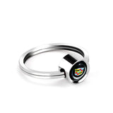 Cadillac V Metal Car Keychain Key Rings Holder Pendant