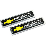 2pcs/set Chevrolet Logo Metal Car Side Sticker Auto Emblem Badge