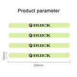 4pcs Buick Luminous Car Door Bumper Strip Anti-collision Protection Sticker