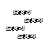 4pcs/set Suzuki Swift SX4 Vitara Metal Car Stereo Sticker Auto Audio Emblem Decal