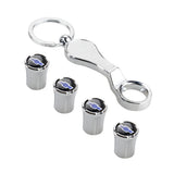 4pcs/set Chevrolet Corvette Logo Car Air Valve Stem Caps Auto Tyre Valve Covers
