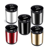 Mazda Metal Car Ash Tray Auto Ashtray Cigarette Holder Box with LED Light