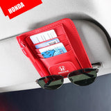 Car Styling Sun Visor Sunglasses Storage for Accord CRV Jazz Pilot Civic City Odyssey Crosstour HRV  Card Case Decoration