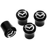 4pcs/set Mazda Logo Car Air Valve Stem Caps Auto Tyre Valve Covers