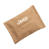 Jeep Suede Car Tissue Box Holder Seat Back Hanging Napkin Storage Bag