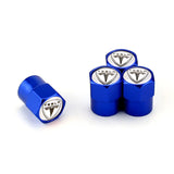 4pcs/set Tesla Car Air Valve Stem Cap Auto Tyre Valve Covers
