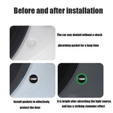 4pcs/set MG Car Door Shock Stickers Luminous Absorber Decal