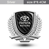 Toyota Metal Diamond Car Rear Sticker Auto Window Emblem Badge Decal