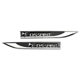 2pcs/set Citroen DS Metal Car Fender Side Sticker Emblem Badge Decal