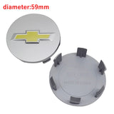 4pcs/set 53/58/59/64/83mm Chevrolet Car Wheel Center Hub Caps Hub Covers