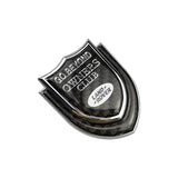 Land Rover Shield Carbon Fiber Car Rear Sticker Window Emblem Badge Decal