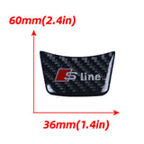 Audi Sline Car Steering Wheel Sticker Emblem Bagde