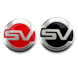 4pcs/set 62mm Land Rover SV Logo Car Wheel Center Hub Caps Hub Covers