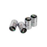 4pcs/set Skoda VRS Logo Car Air Valve Stem Caps Auto Tyre Valve Covers