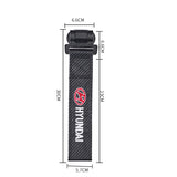 Hyundai Carbon Fiber Car Front Bumper Trailer Belt Towing Rope